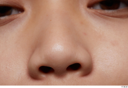 Face Nose Cheek Skin Woman Asian Slim Studio photo references